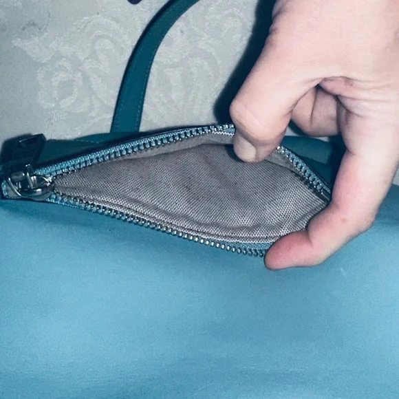 Coach 1941 Leather Duffel Shoulder Bag  - Steel Blue - Style 58017 - Picture 6 of 15